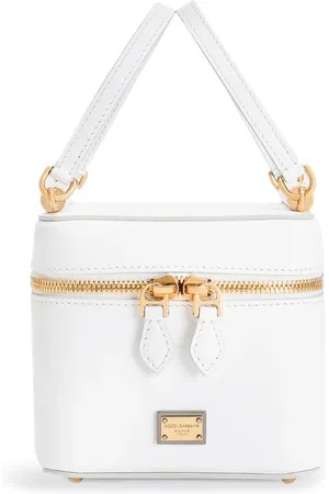 Dolce & Gabbana Taske, Dame, Hvid, ONE SIZE, Uld, Hvid læder skuldertaske