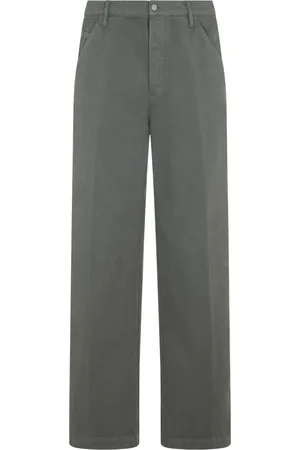 DRIES VAN NOTEN Bukser, Herre, Grøn, W33, Uld, Stilfulde Bukser