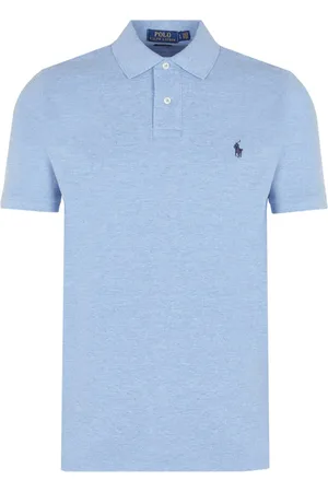 Ralph Lauren Top, Herre, Blå, XL, Bomuld, Turkis T-shirts og Polos med Logo