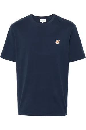 Maison Kitsuné Top, Herre, Blå, M, Blå T-shirts og Polos