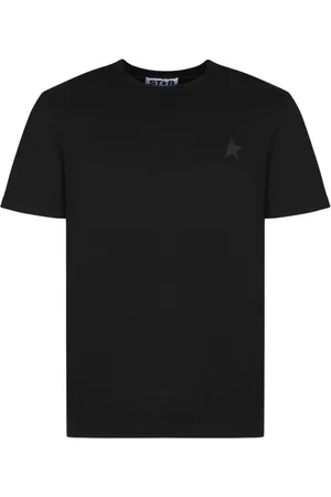 Golden Goose Top, Herre, Sort, S, Bomuld, Sort stjerneprint T-shirt