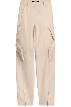 Jacquemus Bukser, Dame, , S, Uld, Cargo Atelier Bukser Lys