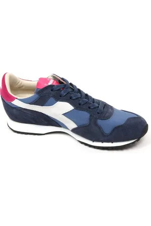 Diadora Sko, Dame, Blå, 38 1/2 EU, Trident Heritage Lav Top Sneaker