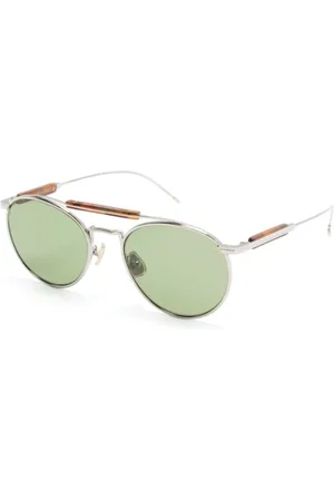 Brunello Cucinelli Tilbehør, unisex, Grå, 52 MM, Tyl, Bc2004St 500152 Solbriller