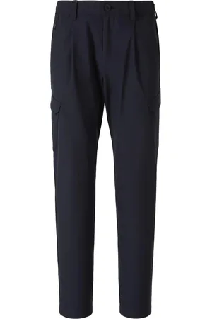HERNO Bukser, Herre, Blå, XL, Polyester, Klassiske Straight-Leg Bukser