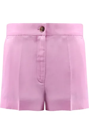 Pinko Shorts, Dame, Lyserød, S, Linned, Afslappet Linned Shorts