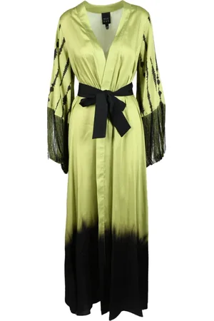 ACCESS FASHION Kjole, Dame, Flerfarvet, S, Polyester, Elegant Kvind Kjole Polyester