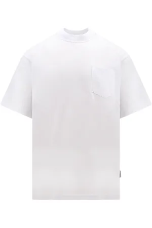 SACAI Top, Herre, Hvid, M, Bomuld, Hvide T-shirts og Polos med Lomme