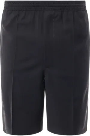 Givenchy Shorts, Herre, Sort, M, Uld, Sorte Shorts med Lynlås Detalje