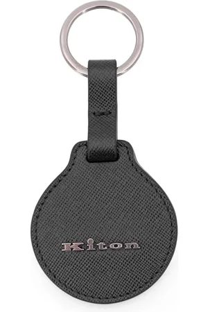 Kiton Tilbehør, Herre, Sort, ONE SIZE, Læder, Sort tilbehør med metallogo