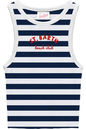 MC2 SAINT BARTH Top, Dame, Flerfarvet, S, Hvide T-shirts og Polos