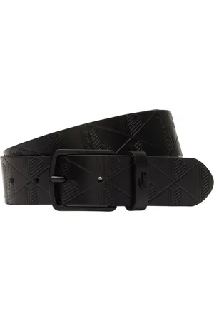 Lacoste Tilbehør, Herre, Sort, ONE SIZE, Uld, Core Collection Herre Bælte Sort