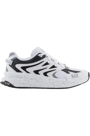 EA7 Sko, Herre, Hvid, 44 1/2 EU, Hvide Sneakers til Mænd