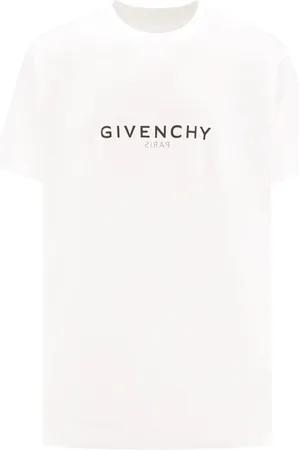 Givenchy Top, Herre, Hvid, S, Bomuld, Hvide T-shirts og Polos med Ribbede Krave