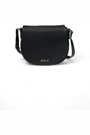 Replay Taske, Dame, Sort, ONE SIZE, Polyester, Polyethylen Håndtaske med Polyesterforing