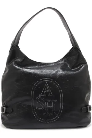 Ash Taske, Dame, Sort, ONE SIZE, Uld, Vintage Effekt Boho Taske med Nitter