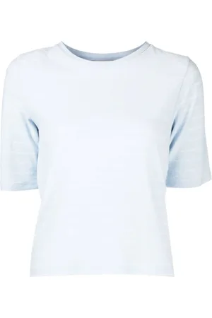 Vince Top, Dame, Blå, L, Uld, T-shirts