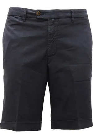 Briglia 1949 Shorts, Herre, Blå, 4XL, Slim Bermuda Shorts Made in Italy