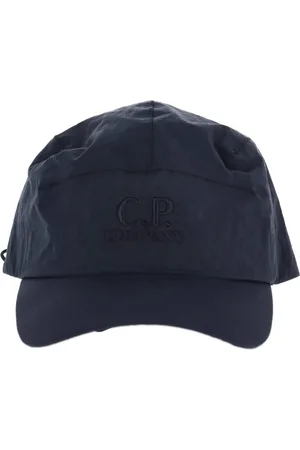 C.P. Company Tilbehør, unisex, Blå, ONE SIZE, Blå Paper Touch Hatte