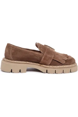 Luca grossi Sko, Dame, Brun, 36 1/2 EU, Sensory Farro Loafer Sko