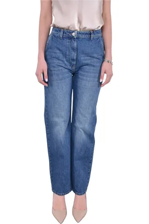 MVP Wardrobe Jeans, Dame, Blå, XS, Denim, Vintage Blå Mom Fit Denim Jeans