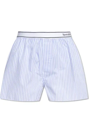 Sporty & Rich Shorts, Dame, Blå, XS, Bomuld, Shorts fra Riding Drop-kollektionen