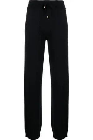 LORENA ANTONIAZZI Bukser, Dame, Blå, L, Bomuld, Blå Strik Fitness Bukser Casual Stil