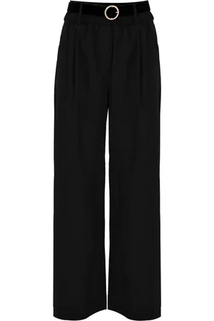 Kocca Bukser, Dame, Sort, M, Uld, Flowing Wide Leg Bukser