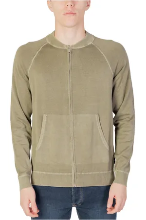 Liu Jo Sweathshirts & Hoodies, Herre, Grøn, M, Bomuld, Herre Bomuld College Jeans