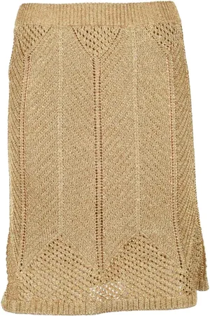 Alberta Ferretti Nederdel, Dame, Gul, S, Bomuld, Nederdel