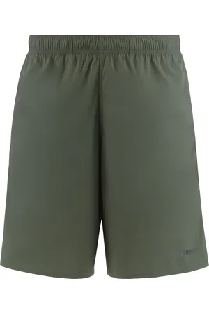 Jil Sander Badetøj, Herre, Grøn, M, Uld, Justerbare badeshorts med lynlåslommer