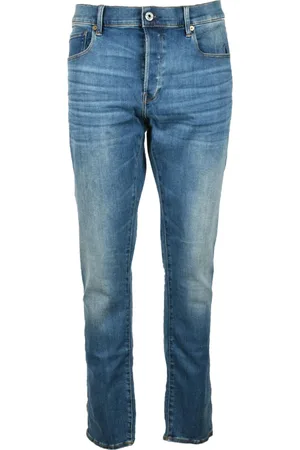 G-Star Jeans, Herre, Blå, W31, Denim, Denim Jeans med Elastanblanding