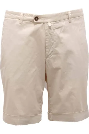 Briglia 1949 Shorts, Herre, , 4XL, Italienske Bermuda Shorts med Foldet Hem