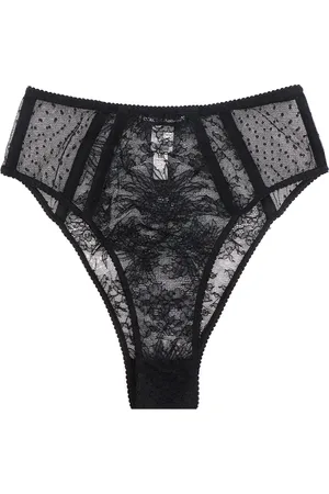 Dolce & Gabbana Undertøj, Dame, Sort, XS, Sort undertøj med elastisk kant