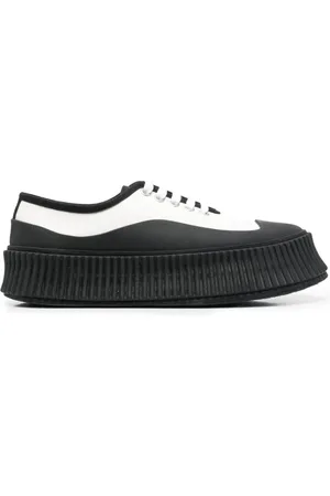 Jil Sander Sko, Dame, Sort, 36 EU, Bomuld, Sneakers