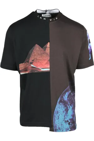 Lanvin Top, Herre, Flerfarvet, S, Bomuld, Tshirt