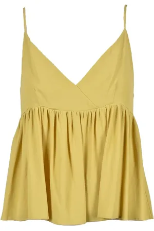 SEMICOUTURE Top, Dame, Grøn, S, Ærmeløs Top
