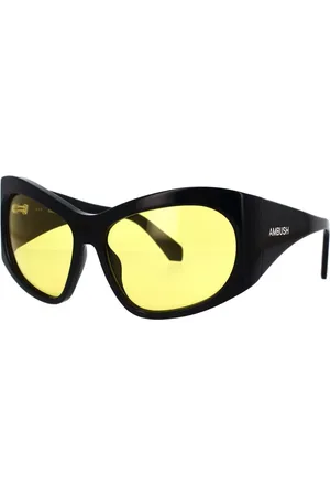 AMBUSH Tilbehør, unisex, Sort, 63 MM, Moderne Firkantede Solbriller Daniel