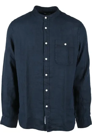 Woolrich Skjorte, Herre, Blå, XL, Uld, Skjorte