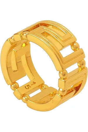 VERSACE Tilbehør, Herre, Gul, 56 MM, Gyldent smykke motiv lavet i Italien