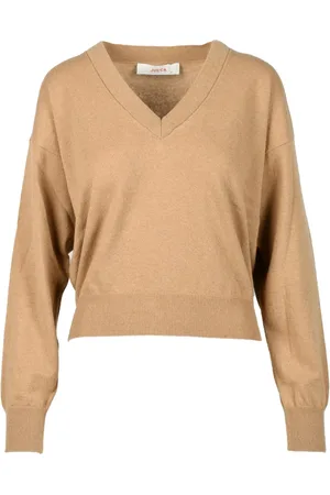 Jucca Strik, Dame, Brun, M, Uld, Kashmir Strik Trøje