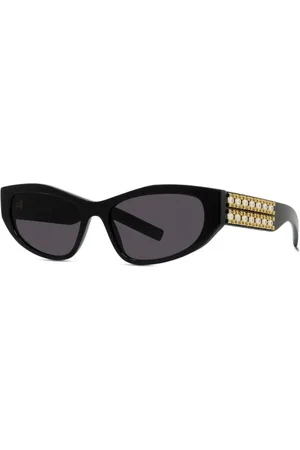Givenchy Tilbehør, Dame, Sort, 56 MM, Uld, Stilfulde solbriller med sort stel