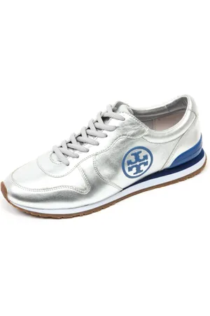 Tory Burch Sko, Dame, Grå, 36 1/2 EU, Blå Runner Sko Model 37029