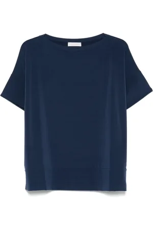 LE TRICOT PERUGIA Top, Dame, Blå, L, Blå T-shirts og Polos