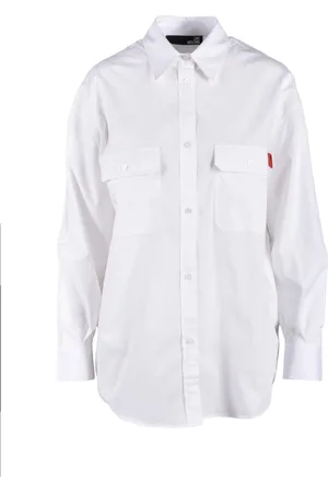 Moschino Bluser & Skjorter, Dame, Hvid, L, Bomuld, Skjorte