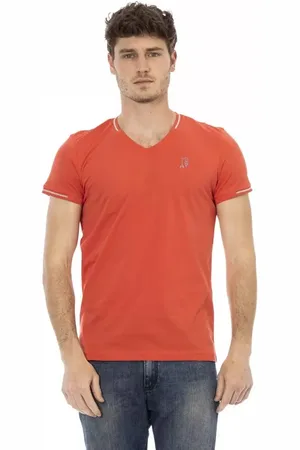 Trussardi Top, Herre, , XL, Bomuld, V-hals T-shirt