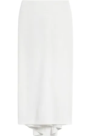 Jacquemus Nederdel, Dame, Hvid, L, Timeglas Nederdel Hvid