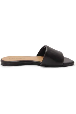 CARRANO Sko, Dame, Sort, 36 EU, Læder, Sorte læderslippers