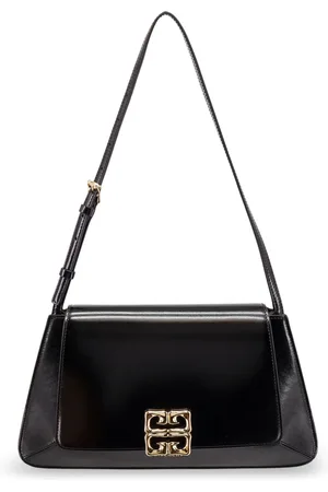 Givenchy Taske, Dame, Sort, ONE SIZE, Uld, Sort skuldertaske med tryklukning