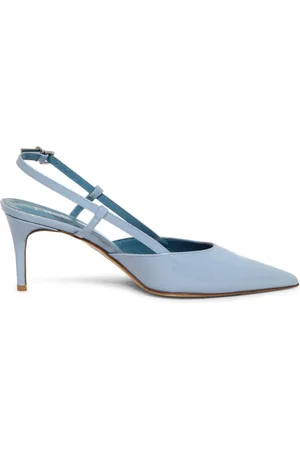 Ncub Sko, Dame, Blå, 40 EU, Blå Patent Slingback Sko
